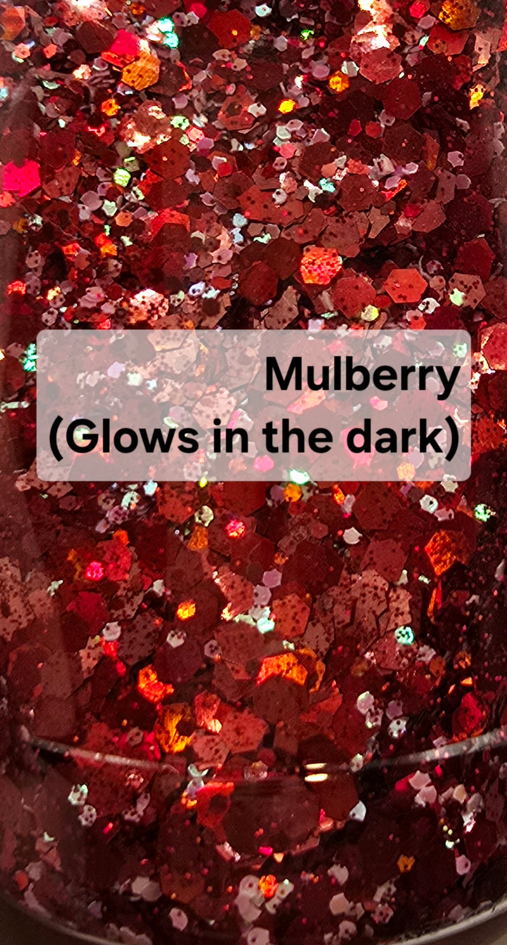 Mulberry (Glows In The Dark) Glitter