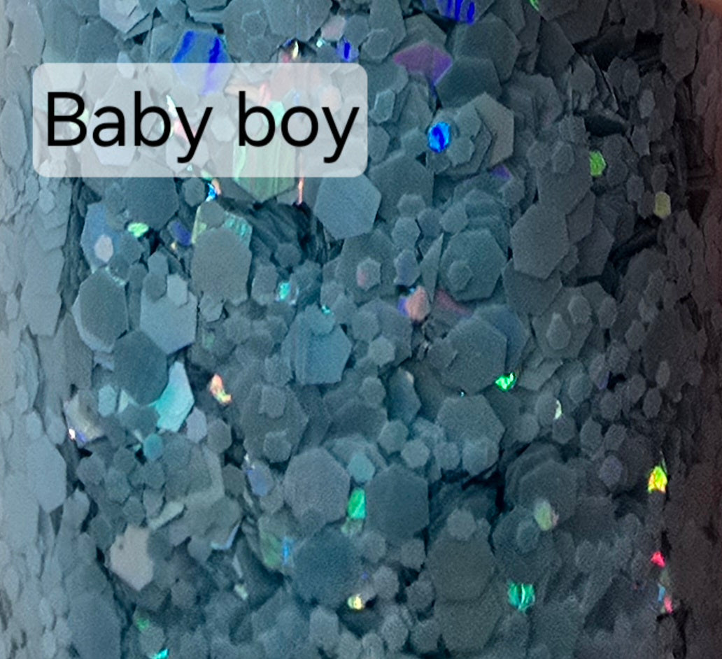Baby Boy Glitter