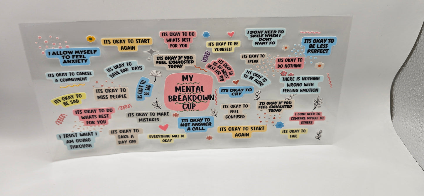 It’s Okay Affirmations Wrap – Mental Health Support