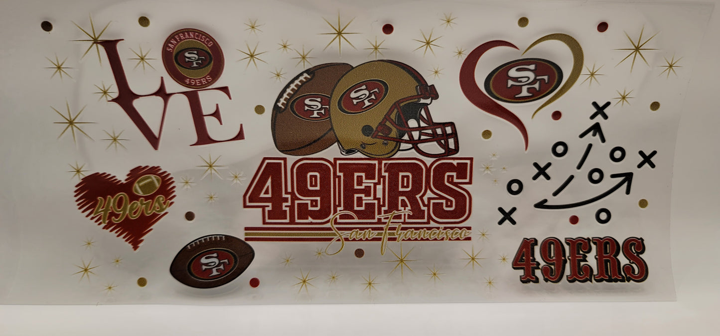 49ers love game day wrap