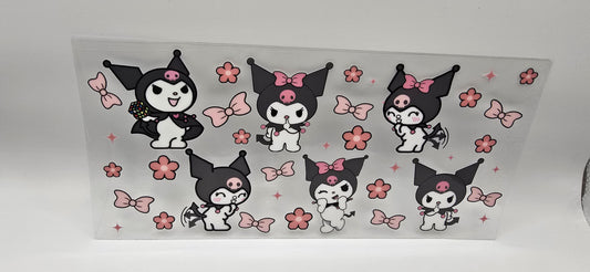 Kuromi Mischief & Bows Wrap 🖤🎀