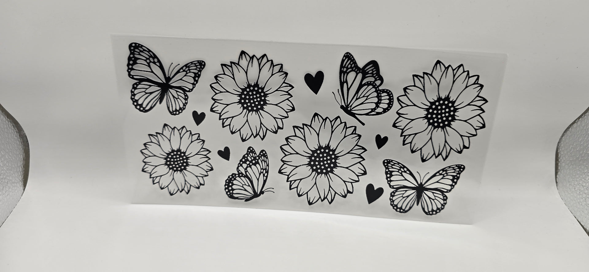 Midnight Bloom Wrap 🖤🌻🦋