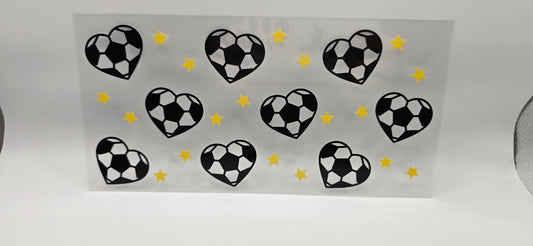 Soccer Hearts & Stars Wrap ⚽💛