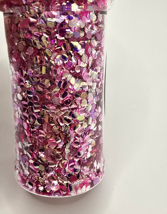 Fuchsia Chunky Glitter