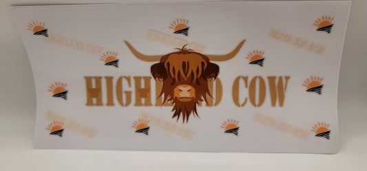 Highland Cow Sunrise Wrap