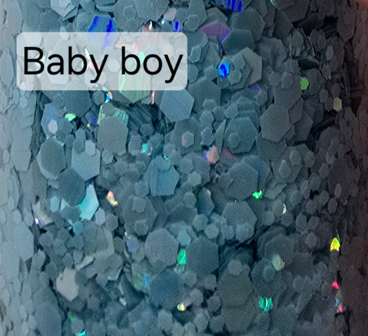 Baby Boy Glitter