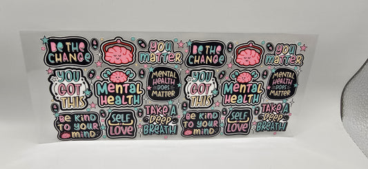 Be Kind to Your Mind – Mental Health Sticker Sheet