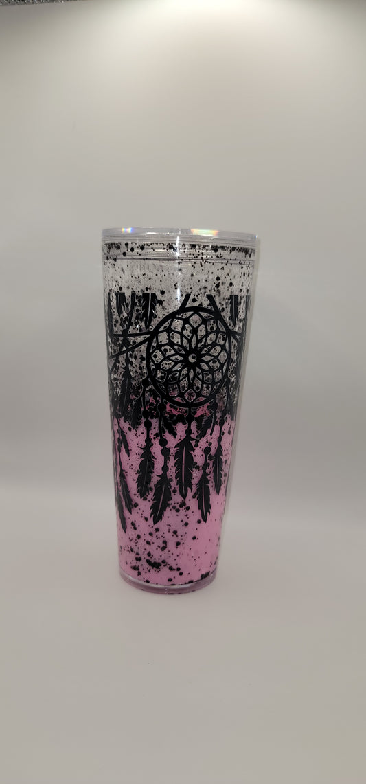 🌙 Dreamcatcher Lava Drip Tumbler 🌙