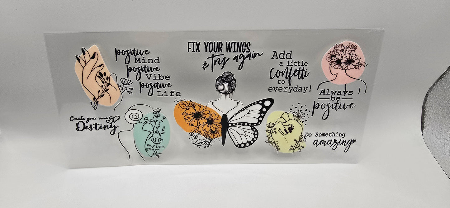 Fix Your Wings & Try Again Inspirational