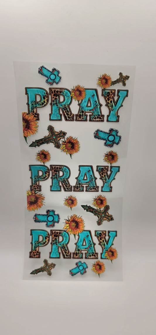 Pray western sunflower cross