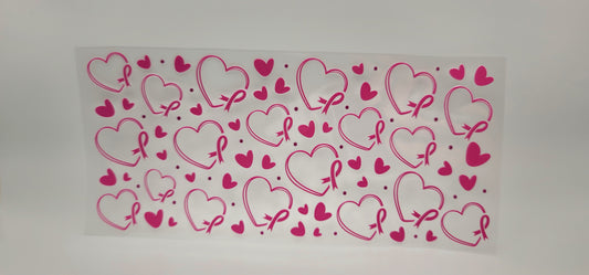 Pink Ribbon Heart