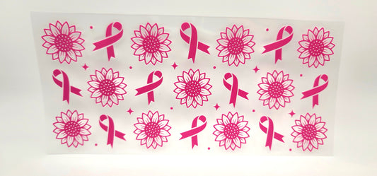 Pink sunflower awareness