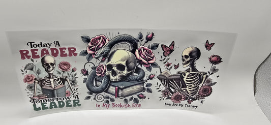 Bookish Skeleton Wrap – Dark Academia Reader Vibes